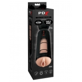 Мастурбатор-вагина с вибрацией Vibrating Mega Milker - Pipedream - в Пушкино купить с доставкой
