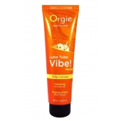 Гель с эффектом вибрации Lube Tube Vibe Medium Pina Colada - 100 мл. - ORGIE - купить с доставкой в Пушкино