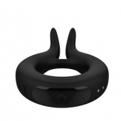 Черное эрекционное кольцо Marry Me Rechargeable Vibrating Cockring - Adrien Lastic - в Пушкино купить с доставкой