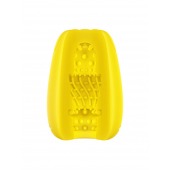 Желтый мастурбатор-яйцо Bisedze - LoveStore - в Пушкино купить с доставкой