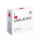 Ультратонкие презервативы Unilatex Ultra Thin - 3 шт. - Unilatex - купить с доставкой в Пушкино