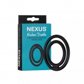 Черное двойное эрекционное кольцо Nexus Enduro Double - Nexus Range - в Пушкино купить с доставкой