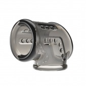 Дымчатая насадка на пенис и мошонку - Baile - в Пушкино купить с доставкой