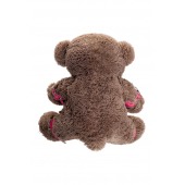 Бондажный набор: бурый мишка с розовыми оковами и наручниками - Pecado - купить с доставкой в Пушкино