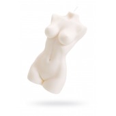 Белая интерьерная свеча в форме женского торса - 850 гр. - Pecado - купить с доставкой в Пушкино