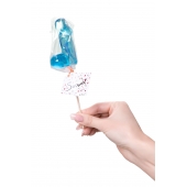 Голубой леденец в форме члена со вкусом блю кюрасао - 80 гр. - Sosuчki - купить с доставкой в Пушкино