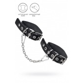 Черные оковы из одного ремешка с люверсами - Pecado - купить с доставкой в Пушкино