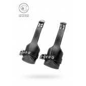 Черные подвесы с белой строчкой - Pecado - купить с доставкой в Пушкино