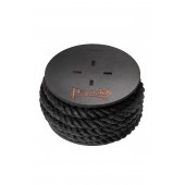 Черная веревка для шибари на катушке - 5 м. - Pecado - купить с доставкой в Пушкино