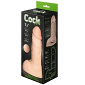 Телесный фаллоудлинитель с мошонкой Cock Next - 19 см. - LOVETOY (А-Полимер) - в Пушкино купить с доставкой