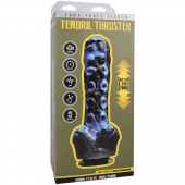 Черно-синяя мини-машина на присоске Tendril Thruster - 21,6 см. - Doc Johnson - купить с доставкой в Пушкино