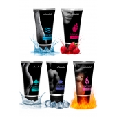 Набор из 5 лубрикантов JUJU (увлажняющий, Hot+, Long, Anal, малина) - JuJu - купить с доставкой в Пушкино