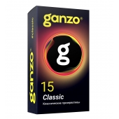 Классические презервативы с обильной смазкой Ganzo Classic - 15 шт. - Ganzo - купить с доставкой в Пушкино