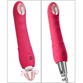 Малиновая насадка на душ с вибрацией Showers to orgasm - 20,1 см. - Orion - купить с доставкой в Пушкино