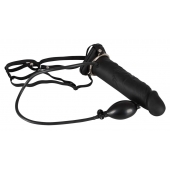 Полый страпон с эффектом увеличения Inflatable Strap-On - 18,5 см. - Orion - купить с доставкой в Пушкино