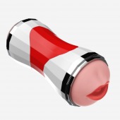 Двусторонний мастурбатор в колбе Power Grip Cup - вагина и ротик - Boys of Toys - в Пушкино купить с доставкой