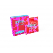 Презервативы с разогревающим эффектом Expert Hot Love - 3 шт. - Expert - купить с доставкой в Пушкино