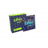 Светящиеся в темноте презервативы Expert Neon - 3 шт. - Expert - купить с доставкой в Пушкино