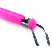 Нежная плеть с розовым мехом BDSM Light - 43 см. - БДСМ Арсенал - купить с доставкой в Пушкино