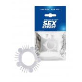 Эластичное эрекционное кольцо с шишечками и шипами - Sex Expert - в Пушкино купить с доставкой