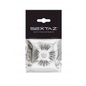 Эластичное эрекционное кольцо с черными «ресничками» - Sextaz - в Пушкино купить с доставкой