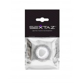 Эластичное эрекционное кольцо с длинными черными «ресничками» - Sextaz - в Пушкино купить с доставкой