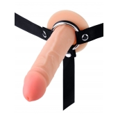 Мужской полый страпон на регулируемых ремнях - 18,5 см. - Sex Expert - купить с доставкой в Пушкино