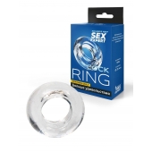 Прозрачное эрекционное кольцо-бублик - Sex Expert - в Пушкино купить с доставкой