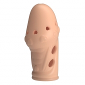 Телесная насадка на пенис Booker - 8 см. - Baile - в Пушкино купить с доставкой