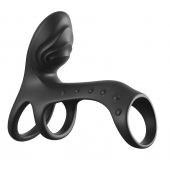 Черная насадка на пенис Ultimate Couples Cage Pro - Pipedream - в Пушкино купить с доставкой