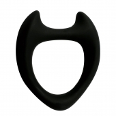 Черное эрекционное кольцо с рожками Wooomy Toro M - Adrien Lastic - в Пушкино купить с доставкой