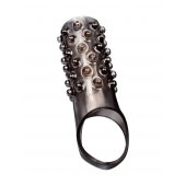 Дымчатая насадка на пенис с выпуклостями - 12 см. - Sex Expert - в Пушкино купить с доставкой