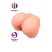 Реалистичный мастурбатор в форме попки с 2 любовными входами - No Name - в Пушкино купить с доставкой