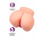 Реалистичный мастурбатор в форме попки с двумя любовными входами - No Name - в Пушкино купить с доставкой