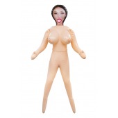 Телесная надувная секс-кукла с пышным бюстом - NMC - в Пушкино купить с доставкой