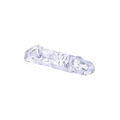 Прозрачная насадка-удлинитель Length Enhancer With Bullet с подхватом - 22,3 см. - NMC - в Пушкино купить с доставкой