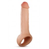 Телесная насадка-удлинитель Thrive 8.75 Inch Realistic Penis Extender Sleeve - 22,2 см. - Blush Novelties - в Пушкино купить с доставкой