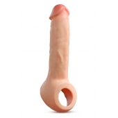 Телесная насадка-удлинитель Thrive 8.75 Inch Realistic Penis Extender Sleeve - 22,2 см. - Blush Novelties - в Пушкино купить с доставкой