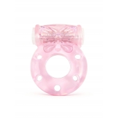 Розовое эрекционное виброкольцо с бабочкой - 1137 - в Пушкино купить с доставкой