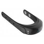 Черное эрекционное виброкольцо на ремешках - Boys of Toys - в Пушкино купить с доставкой