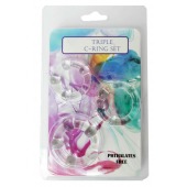 Набор из 3 эрекционных прозрачных колец - Boys of Toys - в Пушкино купить с доставкой