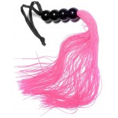 Розовая силиконовая плеть - 35,5 см. - Boys of Toys - купить с доставкой в Пушкино