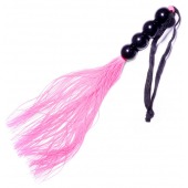 Розовая силиконовая плеть - 35,5 см. - Boys of Toys - купить с доставкой в Пушкино