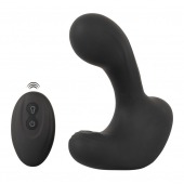 Черная анальная вибропробка с функцией расширения RC Butt Plug with 3 functions - Orion - в Пушкино купить с доставкой