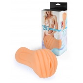 Эластичный мастурбатор в виде вагины телесного цвета - Sexy Girl - в Пушкино купить с доставкой