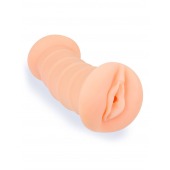 Телесный двусторонний мастурбатор с вибропулей и эрекционными кольцами в комплекте - Sexy Girl - в Пушкино купить с доставкой
