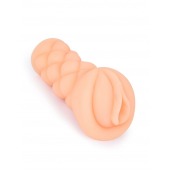 Телесный мастурбатор-вагина с вибропулей и эрекционными кольцами в комплекте - Sexy Girl - в Пушкино купить с доставкой