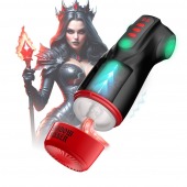 Интерактивный мастурбатор Raven с вакуумом, вибрацией и подсветкой - Shots Media BV - в Пушкино купить с доставкой