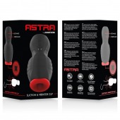 Черно-красный мастурбатор с вибрацией и всасыванием - JAMYJOB - в Пушкино купить с доставкой