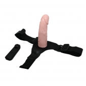 Реалистичный страпон-фаллоимитатор на трусиках Ultra Passionate Harness - 15 см. - Baile - купить с доставкой в Пушкино